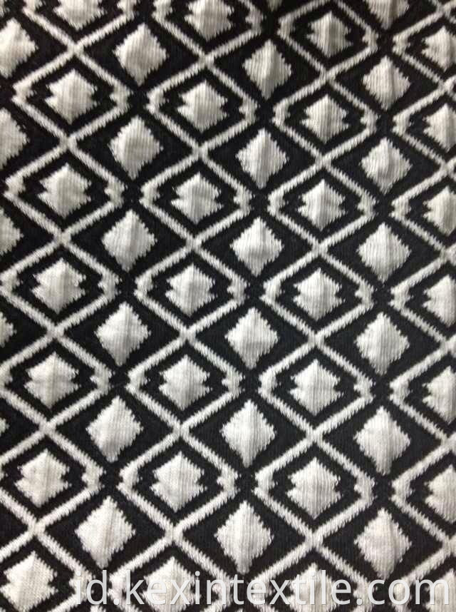 diamond shape air layer jacquard fabric